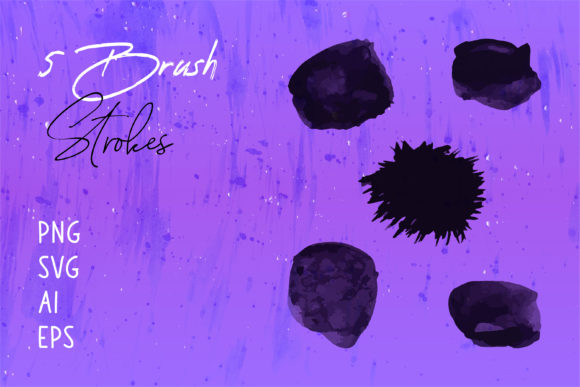 Abstract Vector Brush Strokes & Shapes Guide