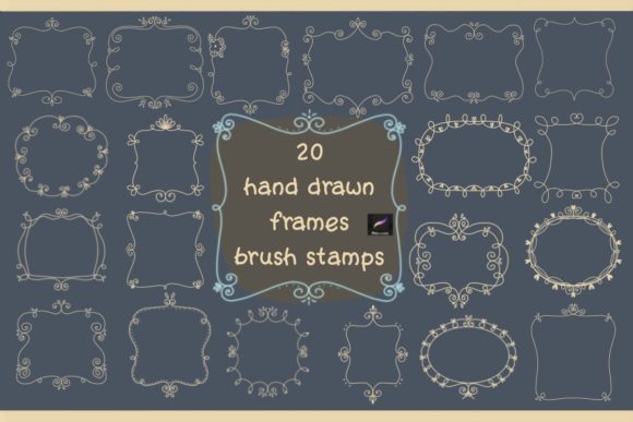 Elevate Your Art with Frame Brush Stamps
