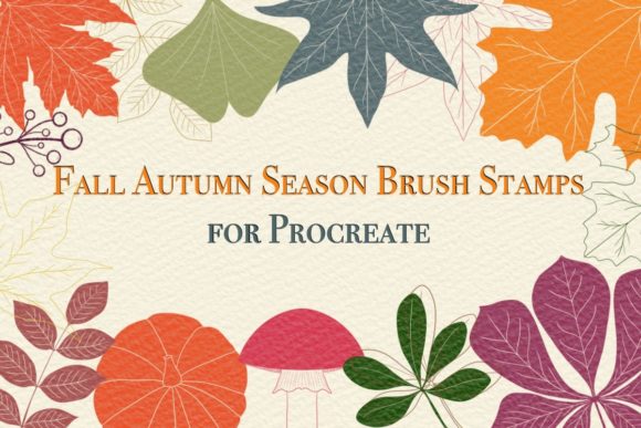 Elevating Digital Creativity with Fall Autumn Season Brush Stamps