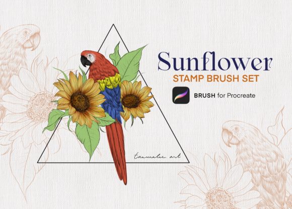 Mastering Sunflower Stamp Brush Procreate