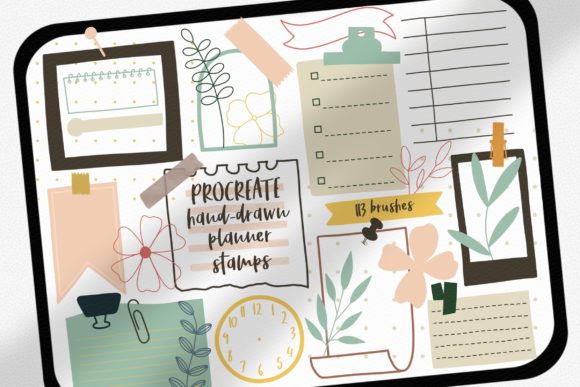 Streamlining Digital Planning with the Procreate Stamp Planner Kit