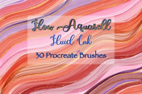 Unlock Fluid Artistry: Mastering Abstract Design with Procreate Brush Fluid Ink Watercolor