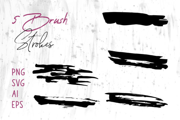 Unlock Raw Creativity with a Versatile Grunge Brush Strokes Set