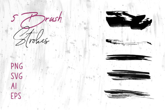 Unlocking Creative Potential with Versatile Brush Strokes Graphics