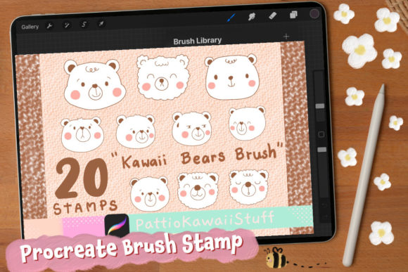 Unlocking Creativity: A Deep Dive into the Procreate Brush Stamp Cute Bears 20 Face Collection