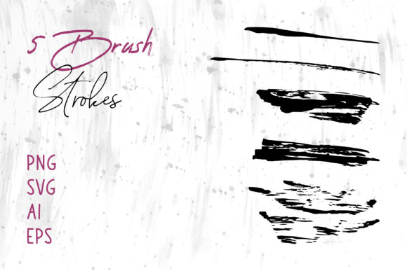 Unlocking Raw Creativity with the Grunge Paint Brush Stroke Collection
